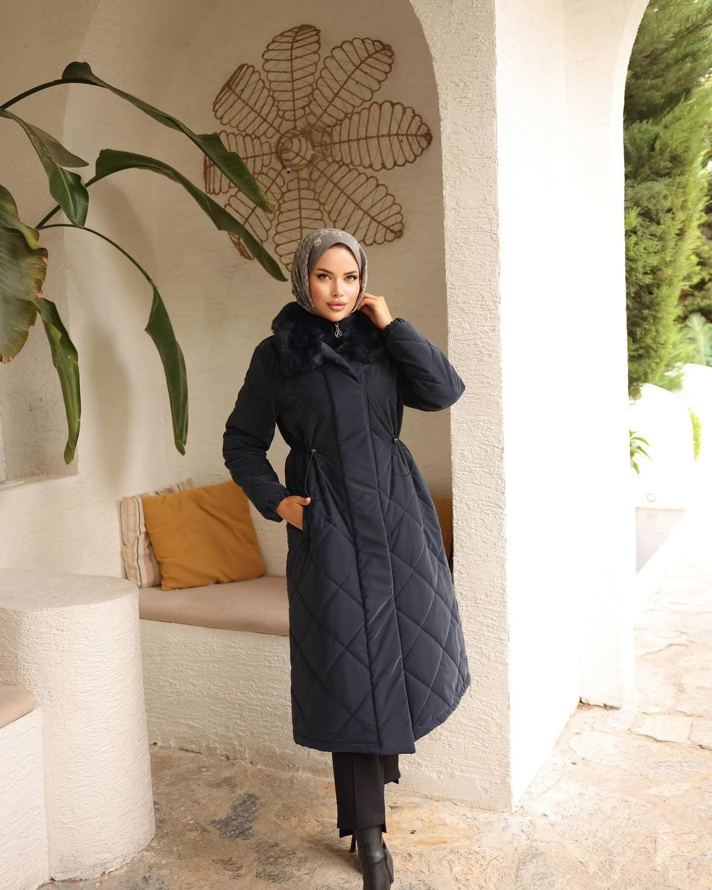Puffer-Jacke Nova / Navy Blau