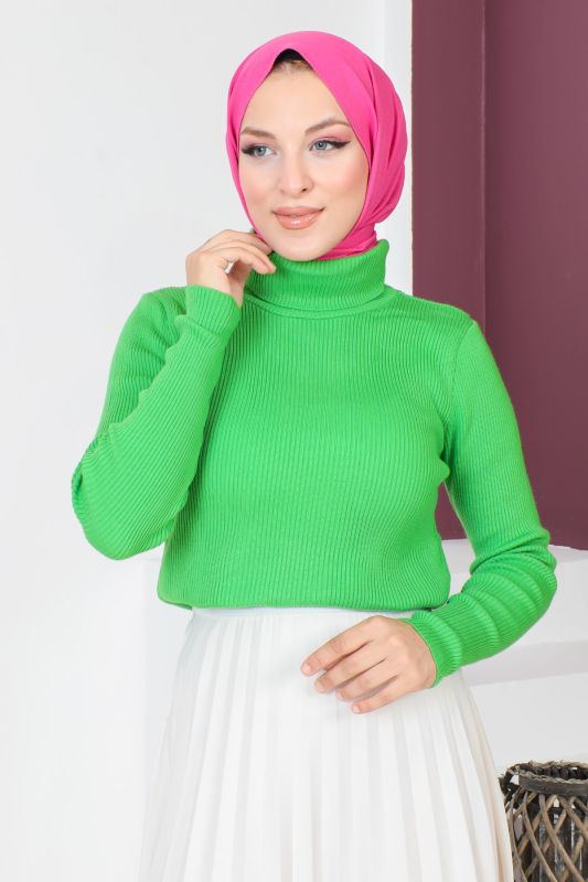 Rollkragenpullover kurz