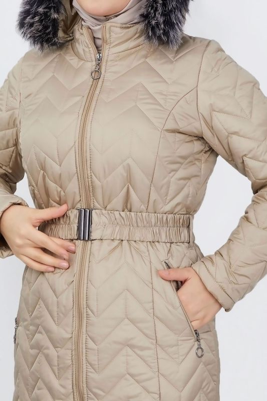 Captain Puffer-Jacke / Beige