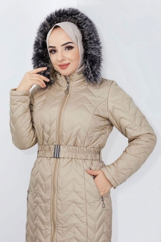 Captain Puffer-Jacke / Beige