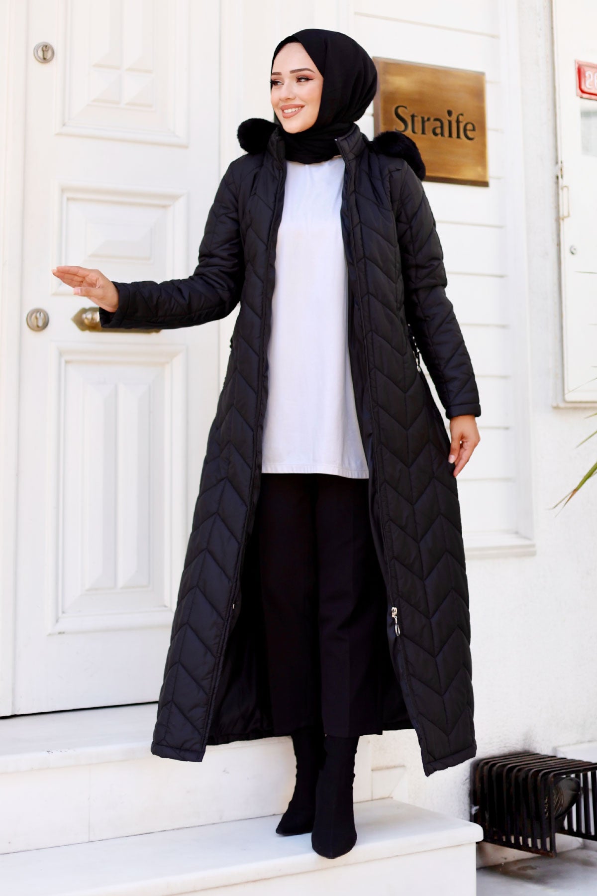 Captain Puffer-Jacke / Schwarz