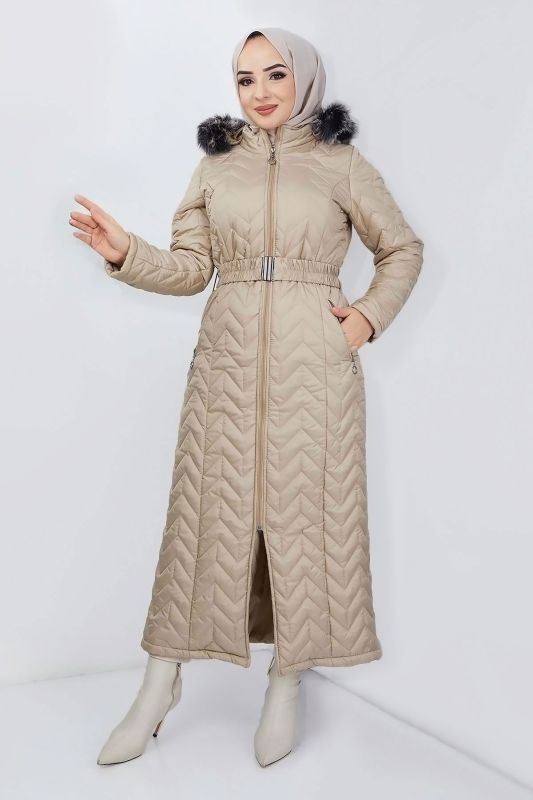 Captain Puffer-Jacke / Beige